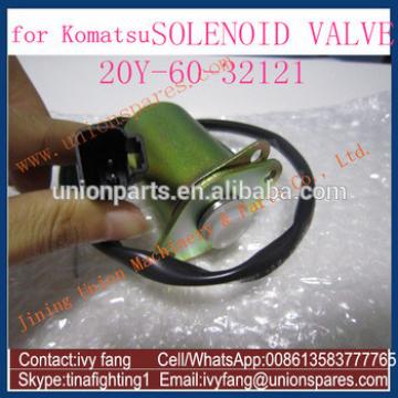 Hot Sale Genuine Solenoid Valve 20Y-60-32121 for Komatsu PC130-8 PC200-8 PC300-8 PC400-8