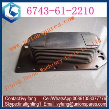 Made in China For Komatsu PC350-7 PC350-8 PC300-8 Oil Cooler Core 6743-61-2210 6D114 Engine