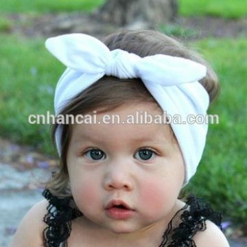 Girls Dot Bowknot Print Floral Headbands Newborn Infant Hair Accessories Children Rabbit Ears Elastic Hair Bands Baby Headwear