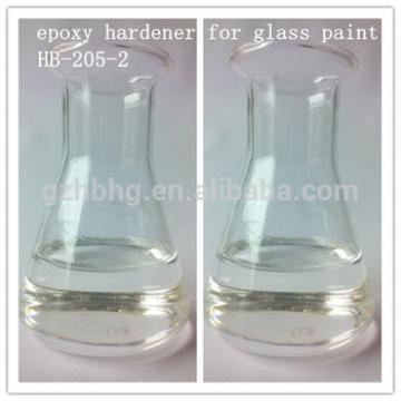 Fast curing epoxy hardener for glass paint HB205-2