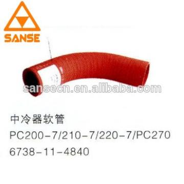 High quality 6738-11-4840 Cooler hose for PC200-7/PC210-7/PC220-7/PC270 Excavator