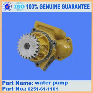 6205-61-1202 excavator PC130-7 engine parts water pump with best price