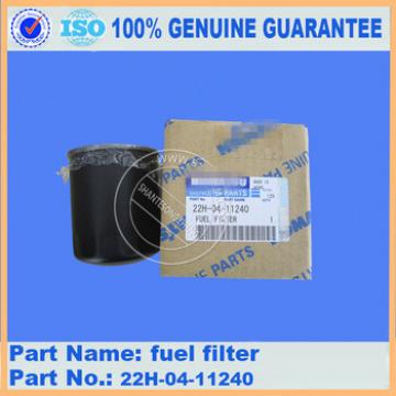 Japan brand engine parts PC56-7 fuel filter 22H-04-11240 with high quality