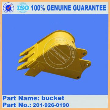 New Mini Excavator spare parts 0.2 stere bucket 201-926-0190 for PC60-7