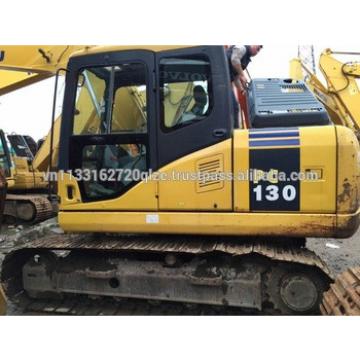 used medi excavator komatsu PC130-7 used 13 ton hydraulic excavator