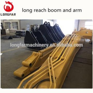 excavator Long Reach Boom and Arm with bucket, cylinder and all pipe