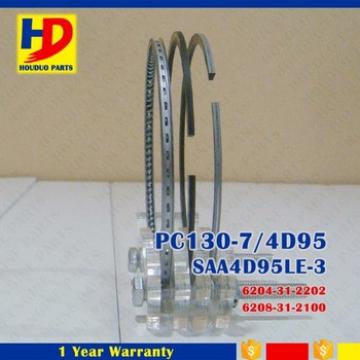 PC130-7/4D95 Piston Ring 6204-31-2202 Engine Part 2.2*2.2*4mm OEM No 6208-31-2100