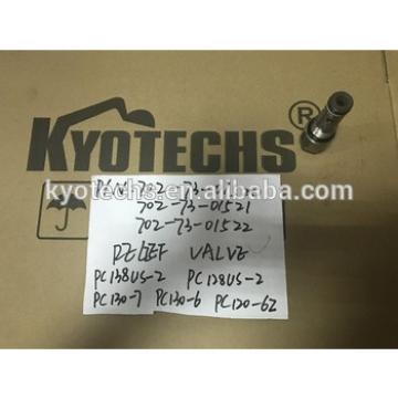 RELIEF VALVE FOR 702-73-01520 702-73-01521 702-73-01522 PC138US-2 PC128US-2 PC130-7 PC130-6 PC120-6Z
