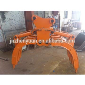 excavator hydraulic grapple Excavator mechanical wooden grapple DOOSAN225