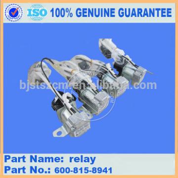 Japan brand excavator parts PC130-7 relay 600-815-8941 with high quality