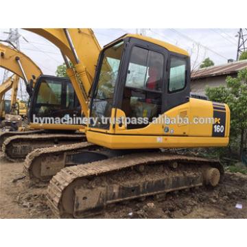 Construction finished Used Komatsu PC160-7excavator