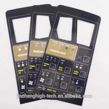 pc300-5 excavator PC220-5 monitor surface keypad sticker in English