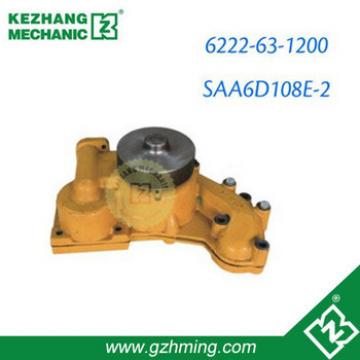 6222-63-1200 engine SAA6D108E-2 water pump for Excavator PC300-6