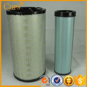 high quality PC220-7 excavator air filter for diesel engine 600-185-4100