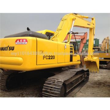 used Komatsu PC220-6 crawler excavator in good working condition for sale