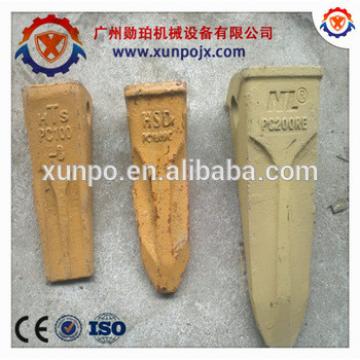 Excavator attachments bucket teeth PC100-3 PC200 PC200-7 PC300-5