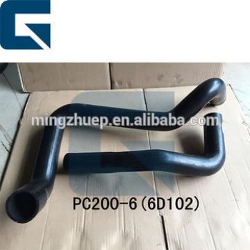 PC200-6 PC210-6 PC220-6 6D102 Radiator Water Hose 20Y-03-28293 20Y-03-21890