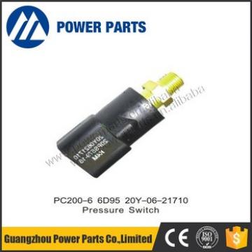 High Quality Excavator PC200-6 6D95 Pressure Switch For Spare Parts 20Y-06-21710