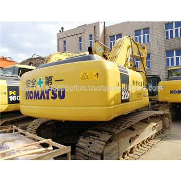 Komatsu PC220-7 crawler digger used 20 tons tracked excavator in Shanghai