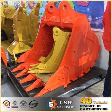 Excavator attachment for PC220 rock duty made digger bucket with wear resistant steel