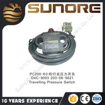 PC200-5 PC200-6 Travelling pressure switch D4C-9093 203-06-5621 for excavator