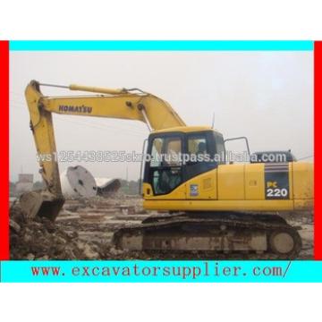 New arrival! Used Komatsu PC220 crawler excavator in stock /Few working hours and in nice working condition