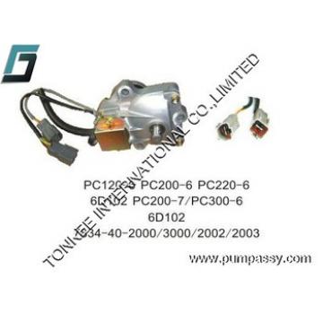 6D102 throttle motor &amp; stepper motor &amp; fuel control motor for PC120-6 PC200-6 PC220-6 PC200-7 PC300-6