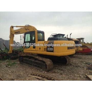 High Quality Used Komatsu PC220 crawler excavator for sale/Nice original engine
