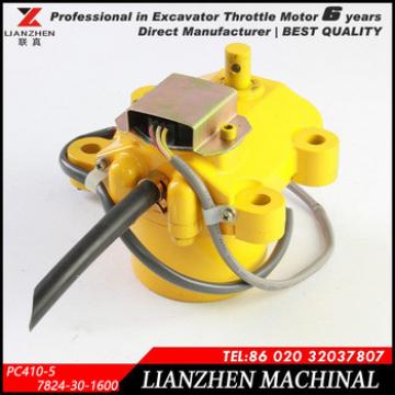 Excavator parts stepper engine control throttle motor 7824-30-1600 7824-34-1600 for Komatsu PC410-5