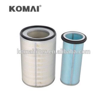 high flow air filter professional use for excavator engine 6125-81-7031 A-5653-S 16546-96125 50C0411