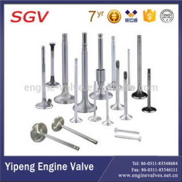 Car Engine valves 6215-41-4110 intake &amp; 6215-45-4250/6215-45-4251 exhaust valves For KOMATSU 6D140 S6D140 SA6D140