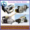 High quality For for komatsu 6D95 excavator starter motor engine PC150-3 PC200-5 6D95 electric starter motor