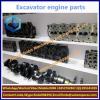 OEM 6D125 diesel engine spare parts cylinder block cylinder head crankshaft camshaft gasket kit For KOMATSU