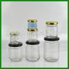 high quality best sell round jam glass bottle with tin plalte cap