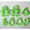New design 10pcs christmas plastic cookie cutter #1 small image