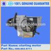 Excavator spare parts PC360-7 SAA6D114 starting motor 600-863-5711 #1 small image