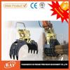Durable excavator log Grabs, high quality,excavator clamp ISO certificated PC240 PC130 Wood grapple #1 small image