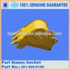 Asian market supplier excavator bucket 201-926-0190 PC60-7