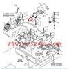 201-06-73113 Excavator PC60-7 Wiring Harness under LEVER-Right Side #1 small image