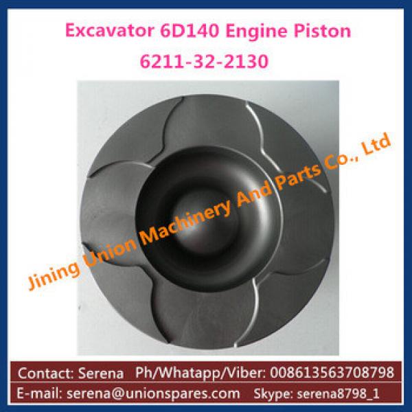 Engine Piston for Komatsu S6D140 Diesel Engine Cast Iron Piston 6211-32-2130 #1 image