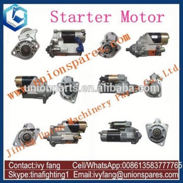 6D110 Starter Motor Starting Motor 600-813-2681 for Komatsu Excavator PC150-1 #1 image