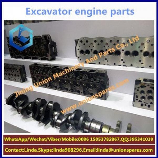 OEM 6D125 diesel engine spare parts cylinder block cylinder head crankshaft camshaft gasket kit For KOMATSU #1 image