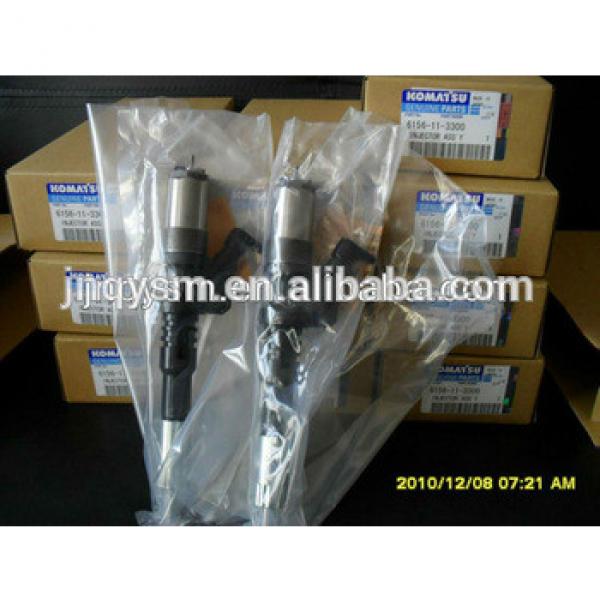 PC400-7 engine injector,genuine part of injector assy,6156-11-3300 PC450-7 PC400-7 injector,6156-11-3320 #1 image
