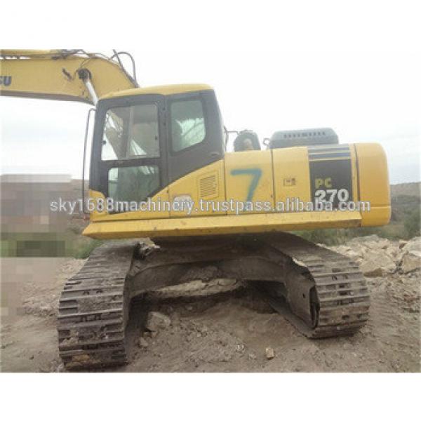 Used komatsu pc270-7 excavator with good condition for sale./Komatsu pc270-7 good excavator #1 image