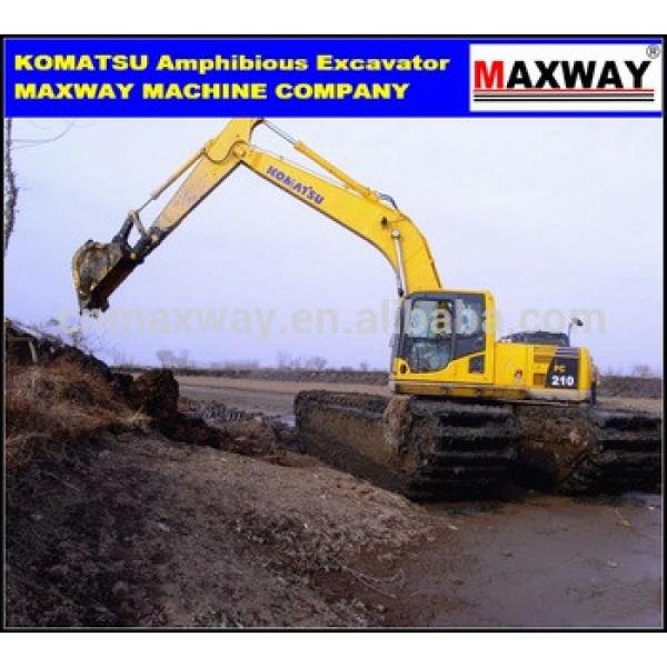 MAXWAY Cheap PC210 PC220 PC240 PC270 Amphibious Excavator for sale , CE , EPA , SGS , Model: MAX210SD #1 image