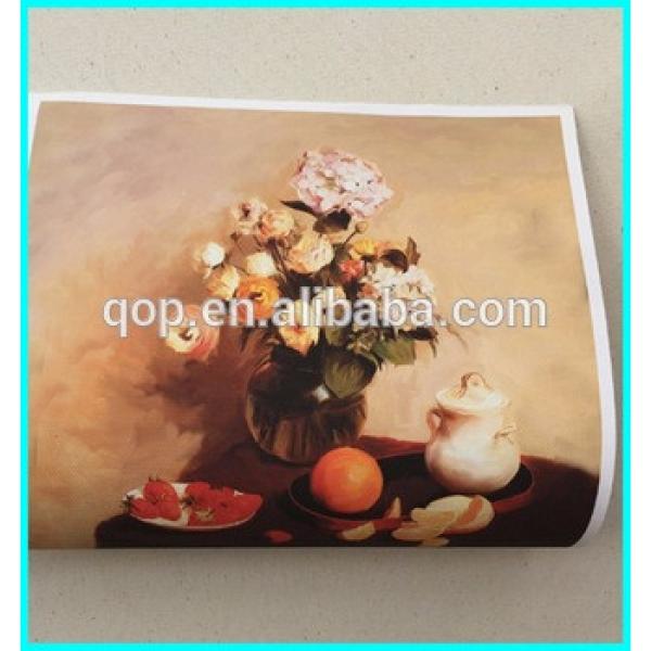 water resistant 270gsm matte 100% polyester 600d inkjet printing canvas #1 image