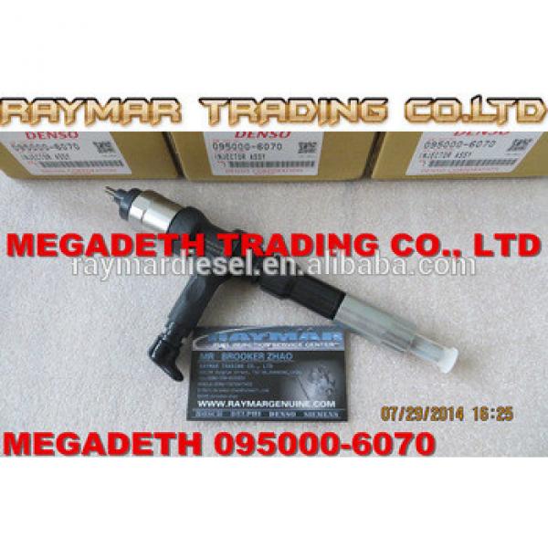 DENSO fuel injector 095000-6070 for KOMATSU PC400-8, PC450-8 #1 image