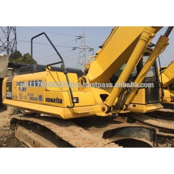 Japan Komatsu Used Excavator PC350-7 in Shanghai, Komatsu PC400 PC400-7 PC450 PC450-7 PC450-8 Hydraulic Crawler Excavator #1 image