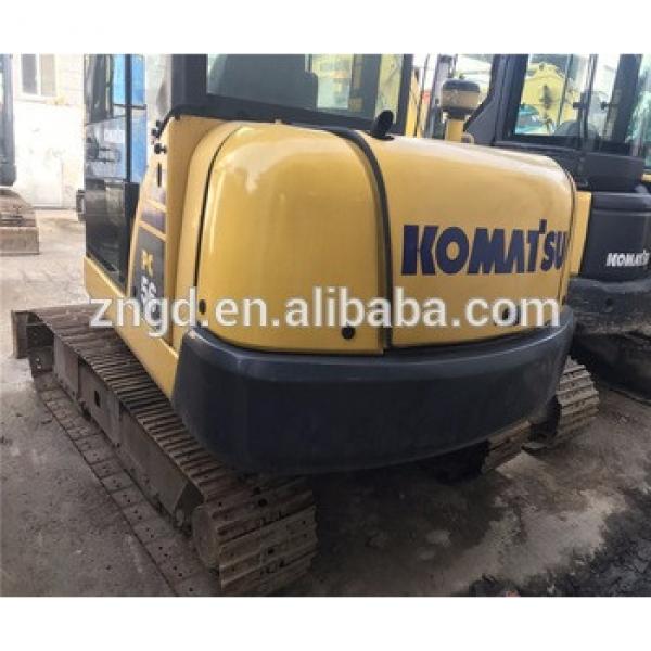 Used Machinery Komats small excavator Komatsuu PC56 mini excavators for sale #1 image
