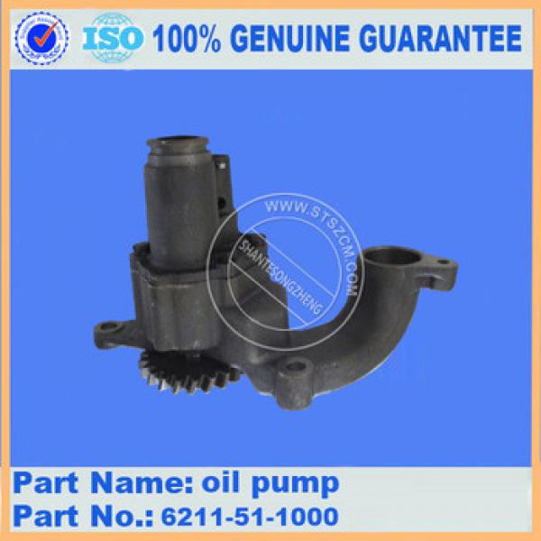 S6D140E engine oil pump ass&#39;y 6211-51-1000 genuine guarantee #1 image